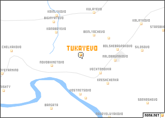 map of Tukayevo