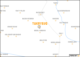 map of Tukayevo