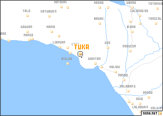 map of Tuka
