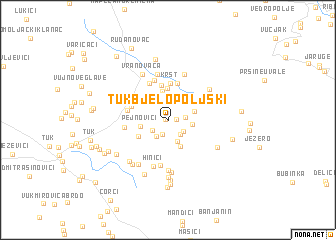 map of Tuk Bjelopoljski