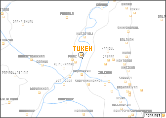 map of Tūkeh