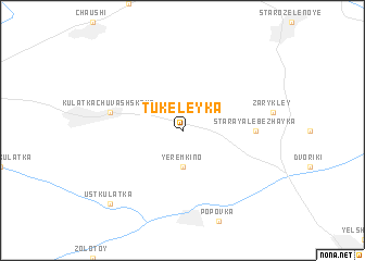 map of Tukeleyka