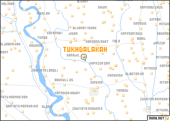map of Ţūkh Dalakah
