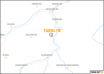 map of Tukhlya
