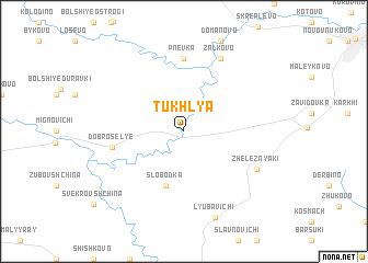 map of Tukhlya