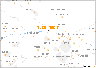 map of Tukhmangit