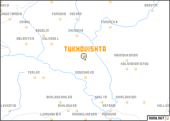 map of Tukhovishta