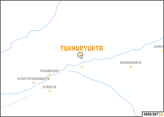 map of Tukhuryukta