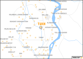 map of Ţūkh