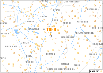 map of Ţūkh