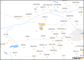 map of Tüki