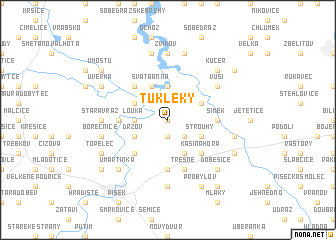 map of Tukleky