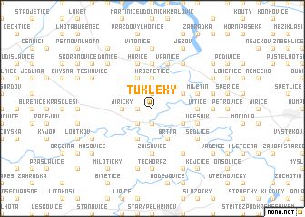 map of Tukleky