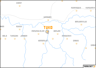 map of Tuko