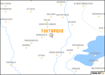 map of Tuktarovo