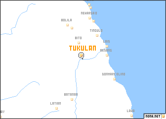 map of Tukulan