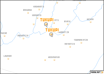 map of Tukupi