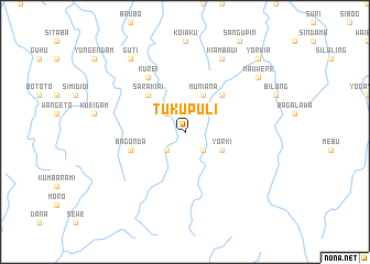 map of Tukupuli