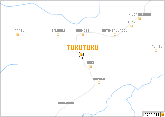 map of Tukutuku
