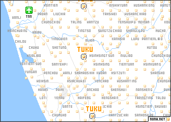 map of T\