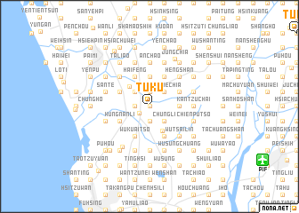 map of T\