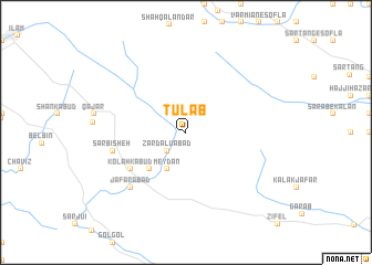 map of Ţūlāb