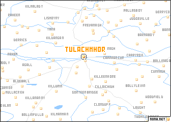map of Tulach Mhór