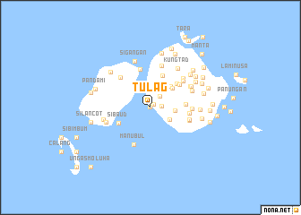 map of Tulag