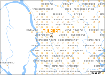 map of Tulākāti