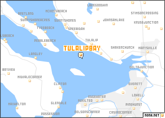 map of Tulalip Bay