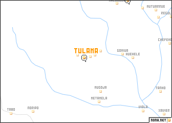 map of Tulama