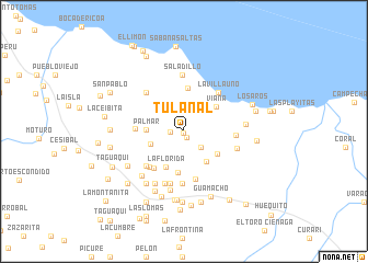 map of Tulanal