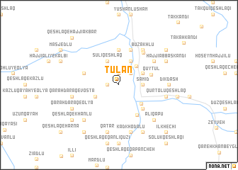 map of Tūlān