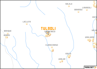 map of Tulaoli