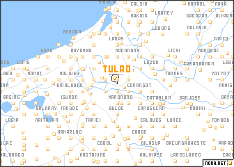 map of Tulao