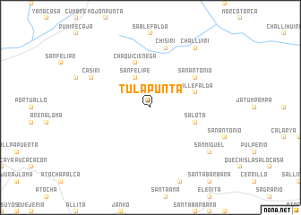 map of Tulapunta