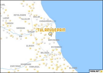 map of Ţūlā Rūd-e Pā\