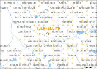 map of Tulawelliya