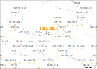 map of Tulburea