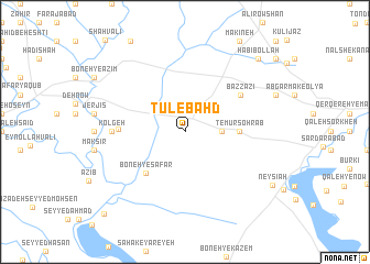 map of Tūl-e Baḩd