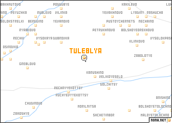 map of Tuleblya