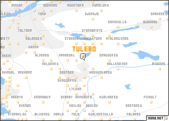 map of Tulebo