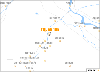 map of Tulebras