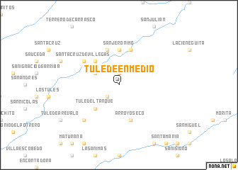 map of Tule de Enmedio