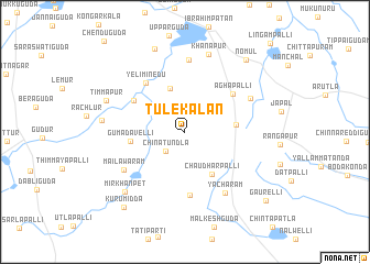map of Tule Kalān