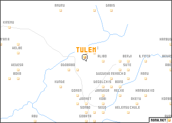 map of Tulem