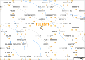 map of Tuleşti