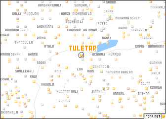 map of Tuletar