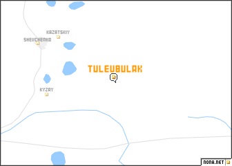 map of Tuleubulak