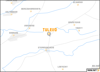 map of Tulevo